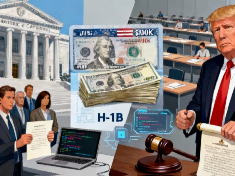 Business Coalition Challenges Presidential Visa Fee as Tech Industry Braces for Impact